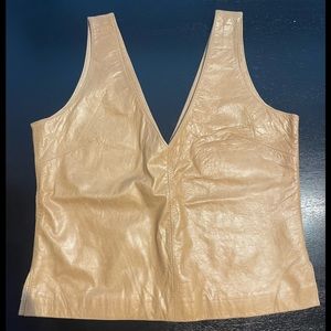 Rem Garson camel butter soft leather top Large